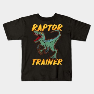 Prehistoric Raptor Trainer - Paleontology T-Shirt Kids T-Shirt